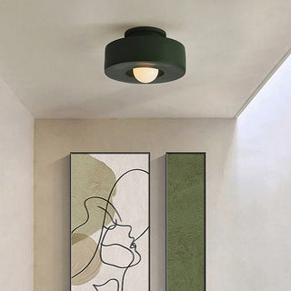 Eco friendly modern ceiling fixture for kitchen, round flush mount
