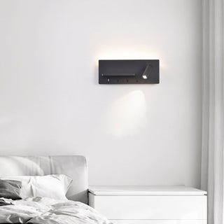 Modern iron bedside LED wall lamp angle — adjustable sconce