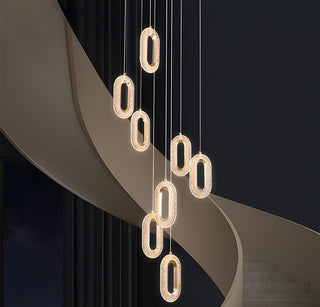 Suspension scandinave moderne - Suspension LED en alliage de zinc pour salon