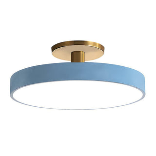 Semi-Flush Mount Ceiling Light – Acrylic LED Fixture for Bedroom & Dining Room