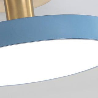 Semi-Flush Mount Ceiling Light – Acrylic LED Fixture for Bedroom & Dining Room