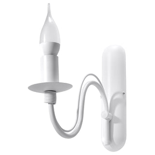 Modern Wall Sconce | White Steel Decorative Wall Light With Soft Ambient Lighting