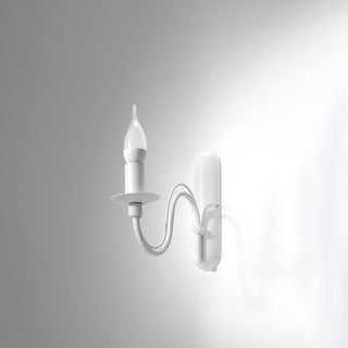 Modern Wall Sconce | White Steel Decorative Wall Light With Soft Ambient Lighting