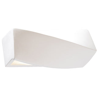 Modern Ceramic Wall Light | White Ceramic Lamp - Minimalist Wall Fixture by Lumavera