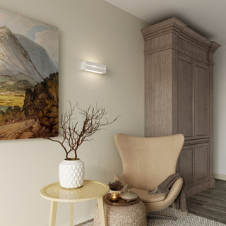 White Ceramic Wall Light – Modern Wall Sconce | Lumavera Lighting Fixture
