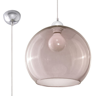 Glass Ball Pendant – Graphite Pendant Light With Soft Glow Lighting