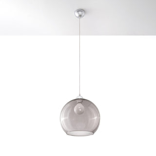 Glass Ball Pendant – Graphite Pendant Light With Soft Glow Lighting