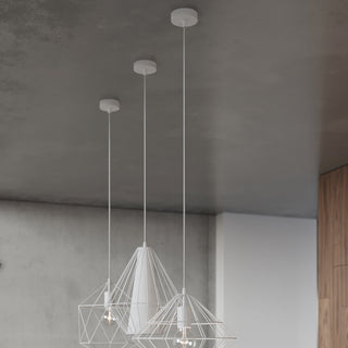 Suspension réglable – Luminaire conique blanc | Éclairage scandinave moderne