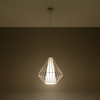 Suspension réglable – Luminaire conique blanc | Éclairage scandinave moderne