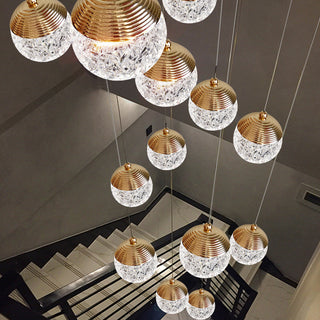 Suspensions scandinaves – Suspension moderne avec abat-jour en acrylique pour salon