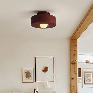 Round kitchen ceiling lamp, modern flush mount eco friendly