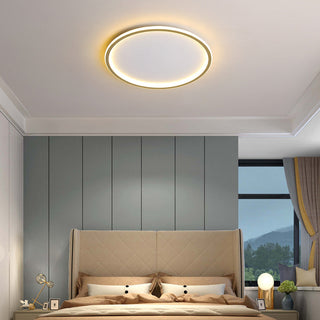 Ultra-thin adjustable ceiling fixture illuminated, minimalist LED