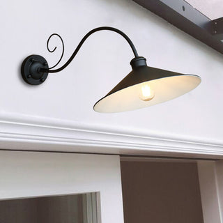 Vintage Metal Wall Light – Retro Outdoor Light With Iron Wall Sconce Finish