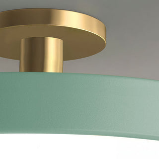 Semi-Flush Mount Ceiling Light – Acrylic LED Fixture for Bedroom & Dining Room