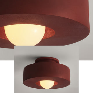 Modern round flush mount ceiling light for kitchen, eco friendly