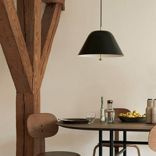 Metal cone pendant light — modern living room ceiling lamp