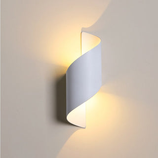 Outdoor LED garden wall light angle view — warm white wall sconce