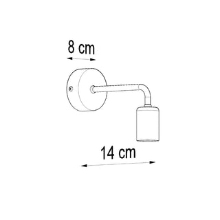 Applique Murale Industrielle Noire – Luminaire Moderne Réglable pour Salon