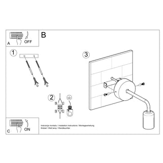 Applique Murale Industrielle Noire – Luminaire Moderne Réglable pour Salon