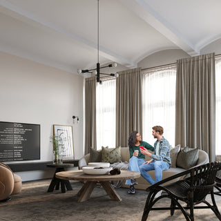 Applique Murale Industrielle Noire – Luminaire Moderne Réglable pour Salon