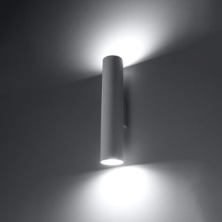 Applique murale blanche moderne – Régulateur de luminosité en métal pour salon
