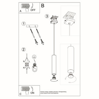 Suspension noire en acier – Lampe cylindrique moderne pour salle à manger et îlot de cuisine