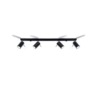 Black Ceiling Light – Adjustable Spotlights | Modern Ceiling Fixture with Warm Ambient Light
