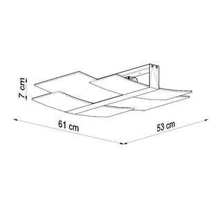 Modern Ceiling Light – White Glass Chrome Lamp | Contemporary Fixture