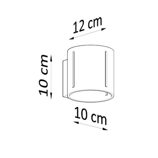 Applique murale moderne en aluminium – Lampe murale grise | Applique murale LED minimaliste pour chambre et couloir