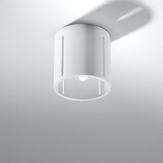 Plafonnier moderne – Luminaire cylindrique blanc | Éclairage Lumavera épuré