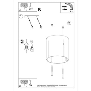 Black Cylindrical Ceiling Light – Modern Compact Lighting for Hallways & Offices