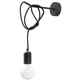 Applique Murale Noire Minimaliste – Lumière Murale Moderne | Accent Lumineux de Salon