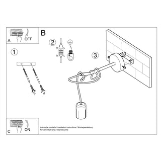 Applique Murale Noire Minimaliste – Lumière Murale Moderne | Accent Lumineux de Salon