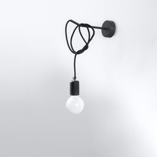 Applique Murale Noire Minimaliste – Lumière Murale Moderne | Accent Lumineux de Salon