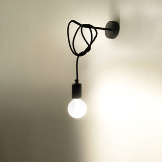 Applique Murale Noire Minimaliste – Lumière Murale Moderne | Accent Lumineux de Salon