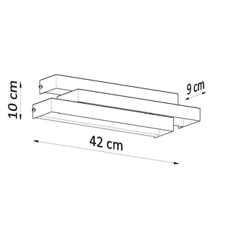 Applique Murale Blanche Moderne – Lampe Murale Scandinave Élégante | Éclairage d'Ambiance pour Couloir