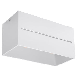 White Aluminum Ceiling Light – Modern Hallway Lighting | Lumavera Asterion Fixture