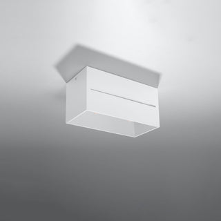 Plafonnier Blanc en Aluminium – Éclairage de Couloir Moderne | Luminaire Asterion Lumavera