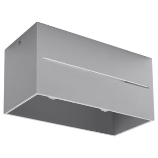 Plafonnier moderne | Luminaire en aluminium gris - Éclairage de salon par Lumavera