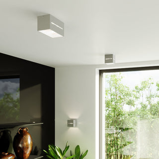 Plafonnier moderne | Luminaire en aluminium gris - Éclairage de salon par Lumavera