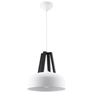 Suspension Bois Acier – Suspension Moderne pour Salle à Manger avec Éclairage Ambiant Chaleureux