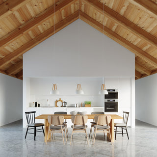Suspension en bois blanc – Suspension scandinave avec finition en bois chaleureux
