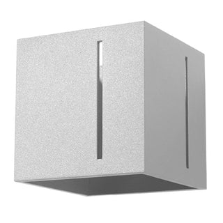 Modern Wall Light - Gray Aluminum Minimalist Wall Sconce for Ambient Lighting