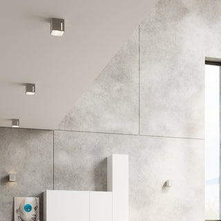 Modern Wall Light - Gray Aluminum Minimalist Wall Sconce for Ambient Lighting