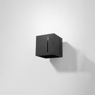 Modern Black Wall Light – Perforated Metal Sconce | LED Compatible Ambient Lighting