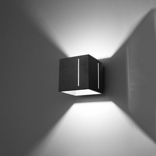 Modern Black Wall Light – Perforated Metal Sconce | LED Compatible Ambient Lighting