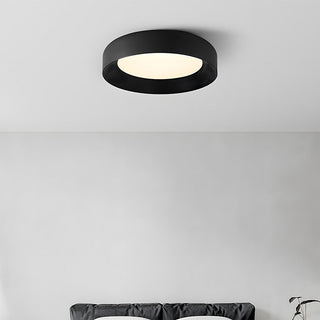 Round acrylic ceiling lamp LED – soft diffused modern