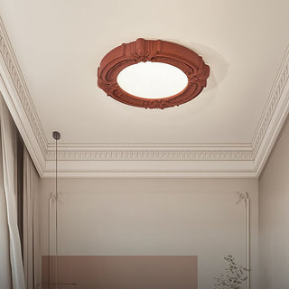 Retro French ceiling light LED – vintage warm bedroom