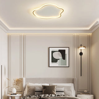 Creative bedroom ceiling light, silicone iron modern fixture