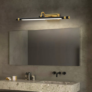 LED black bathroom vanity wall light — energy efficient modern fixture